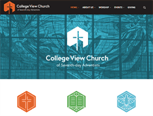 Tablet Screenshot of collegeviewchurch.org